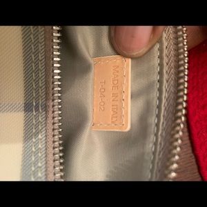 Authentic Burberry bag